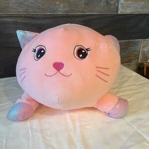 Hug and Luv Brand  Pink Cat Stuffed Animal Plush Toy